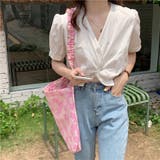 花柄トートバッグ ショルダーバッグ 軽量 | Miniministore | 詳細画像13