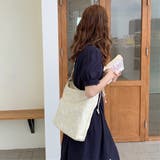 花柄トートバッグ ショルダーバッグ 軽量 | Miniministore | 詳細画像8