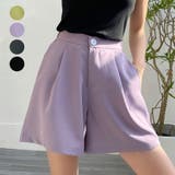 ショートパンツ ハイウエスト 細見え 夏 | Miniministore | 詳細画像1