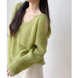 肩出しニット レディース Vネック | Miniministore | 詳細画像28