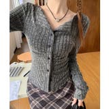 カーディガン vネック レディース韓国風 | Miniministore | 詳細画像4