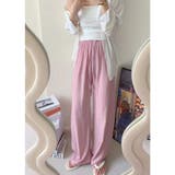 リラックス ロングパンツ 綿麻パンツ薄手 | Miniministore | 詳細画像14 