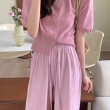 リラックス ロングパンツ 綿麻パンツ薄手 | Miniministore | 詳細画像15 