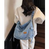 デニム ショルダーバッグ A4 大容量 | Miniministore | 詳細画像4 