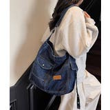 デニム ショルダーバッグ A4 大容量 | Miniministore | 詳細画像6 