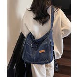 デニム ショルダーバッグ A4 大容量 | Miniministore | 詳細画像7 