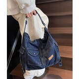デニム ショルダーバッグ A4 大容量 | Miniministore | 詳細画像9 