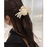 サテンシュシュ ヘアゴム ローズ | Miniministore | 詳細画像4 