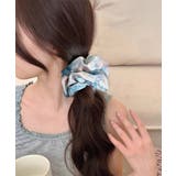 シュシュ マーブル柄 ボリュームヘアゴム | Miniministore | 詳細画像2 