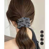 シュシュ ヘアゴム リボン柄 ハート柄 | Miniministore | 詳細画像1 
