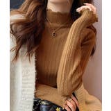 ニットソー 長袖 プチハイネック 韓国風 | Miniministore | 詳細画像12 