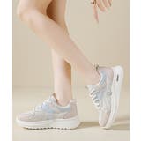 厚底スニーカー 韓国風配色 ローカット | Miniministore | 詳細画像13