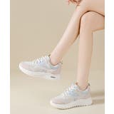 厚底スニーカー 韓国風配色 ローカット | Miniministore | 詳細画像15