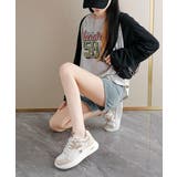 厚底スニーカー 韓国風配色 ローカット | Miniministore | 詳細画像7