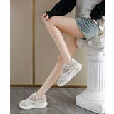 厚底スニーカー 韓国風配色 ローカット | Miniministore | 詳細画像8