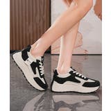厚底メッシュスニーカー 配色スニーカー | Miniministore | 詳細画像5
