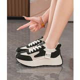 厚底メッシュスニーカー 配色スニーカー | Miniministore | 詳細画像6