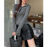 ニットトップス ファスナー付き 無地 | Miniministore | 詳細画像19
