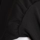 スウェットワンピ フード付き 長袖 黒 | Miniministore | 詳細画像3 
