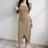 ワンピース 半袖 アシンメトリー タイト | Miniministore | 詳細画像9