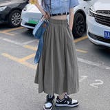 薄手ロングスカート ハイウエスト 韓国夏 | Miniministore | 詳細画像12