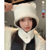 くま耳ニット帽 レディース 韓国風 | Miniministore | 詳細画像1
