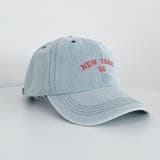キャップ 英字ロゴ刺しゅう デニム帽子 | Miniministore | 詳細画像11 
