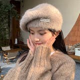 ニットベレー帽 起毛 レディース 秋冬 | Miniministore | 詳細画像14