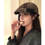 ベレー帽 レディース チェック柄 春秋冬 | Miniministore | 詳細画像5 