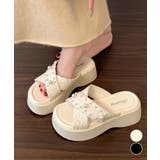 厚底サンダル クロスベルト レディース | Miniministore | 詳細画像1 