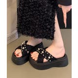 厚底サンダル クロスベルト レディース | Miniministore | 詳細画像5 