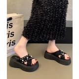 厚底サンダル クロスベルト レディース | Miniministore | 詳細画像7 