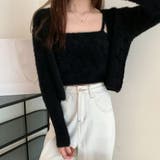 ニットカーディガン キャミ セット 5色 | Miniministore | 詳細画像6 