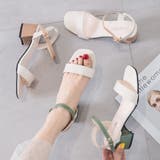 サンダル レディース 靴 太ヒール ハイヒール ストラップ 春夏 歩きやすい | Miniministore | 詳細画像1