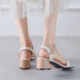 サンダル レディース 靴 太ヒール ハイヒール ストラップ 春夏 歩きやすい | Miniministore | 詳細画像5
