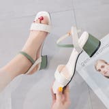 サンダル レディース 靴 太ヒール ハイヒール ストラップ 春夏 歩きやすい | Miniministore | 詳細画像7