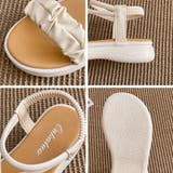 厚底サンダル ストラップ 美脚 韓国 夏 | Miniministore | 詳細画像3