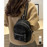ミニリュックサック コンパクトバッグ 黒 | Miniministore | 詳細画像1 