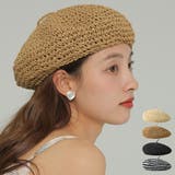 ベレー帽 麦わら帽子 レディース帽子 夏 | Miniministore | 詳細画像1