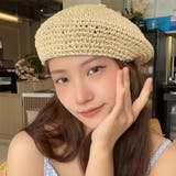 ベレー帽 麦わら帽子 レディース帽子 夏 | Miniministore | 詳細画像6