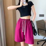ワイドパンツ カラー短パン 韓国 9色 | Miniministore | 詳細画像13 