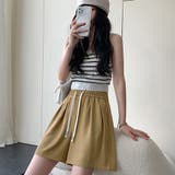 ワイドパンツ カラー短パン 韓国 9色 | Miniministore | 詳細画像6 