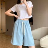 ワイドパンツ カラー短パン 韓国 9色 | Miniministore | 詳細画像7 