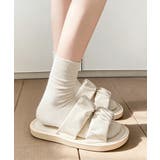 スリッパサンダル レディース ギャザー | Miniministore | 詳細画像11 