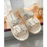 スリッパサンダル レディース ギャザー | Miniministore | 詳細画像17 