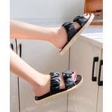 スリッパサンダル レディース ギャザー | Miniministore | 詳細画像5 