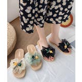 リボンサンダル レディース スリッパ | Miniministore | 詳細画像13 