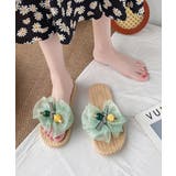 リボンサンダル レディース スリッパ | Miniministore | 詳細画像7 