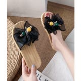 リボンサンダル レディース スリッパ | Miniministore | 詳細画像9 