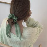 シュシュ 透け感サテン ヘアゴム 韓国風 | Miniministore | 詳細画像7